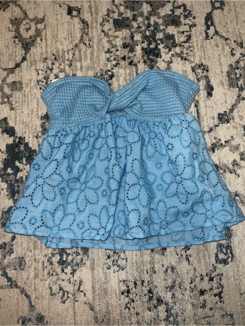 Eyelet Babydoll Top